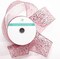 Sparkling Glitter Mesh Wired Ribbon Yards Rose Gold for Christmas Home Decor Bow Gift Wrapping DIY Crafts Wreath
